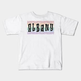 LGBTQ PATTERN AMERICA ALBANY Kids T-Shirt